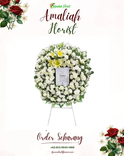 Krans Bunga Duka Cita di Penglumbaran