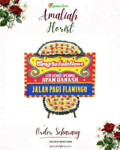 Bunga Papan Congratulation di Penglumbaran